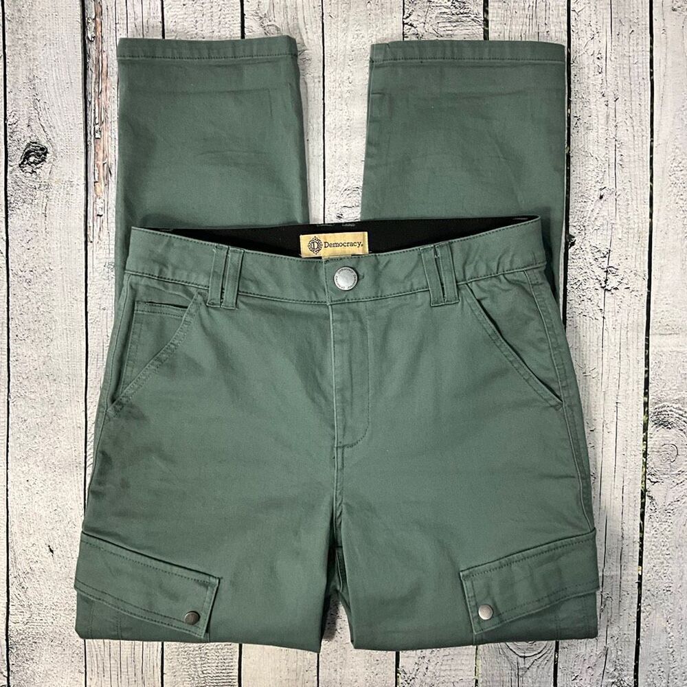 DEMOCRACY Ab-Technology Green Cargo Pants